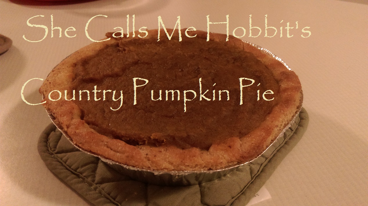 Hobbit's New England Pumpkin Pie